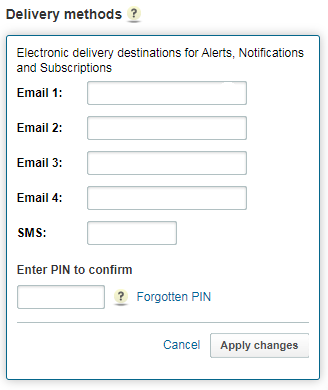 Delivery Methods