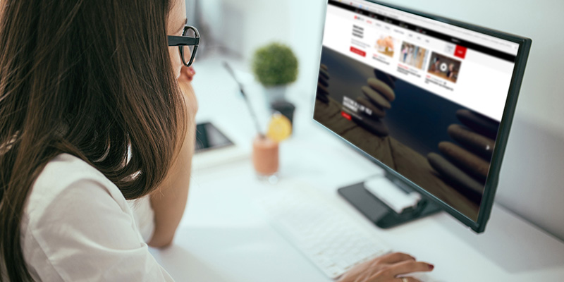 Woman on Laptop